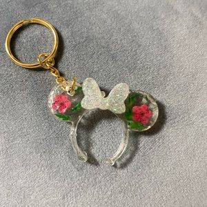 Handmade Moana Inspired Minnie Ears Keychain